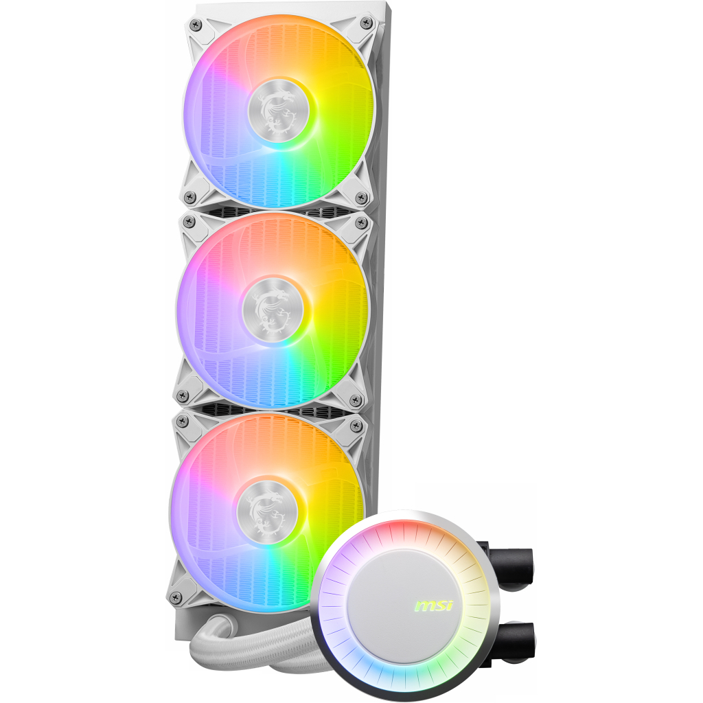 Система рідинного охолодження MSI MAG CoreLiquid E360 White - фото 7 Система рідинного охолодження MSI MAG CoreLiquid E360 White - фото 7