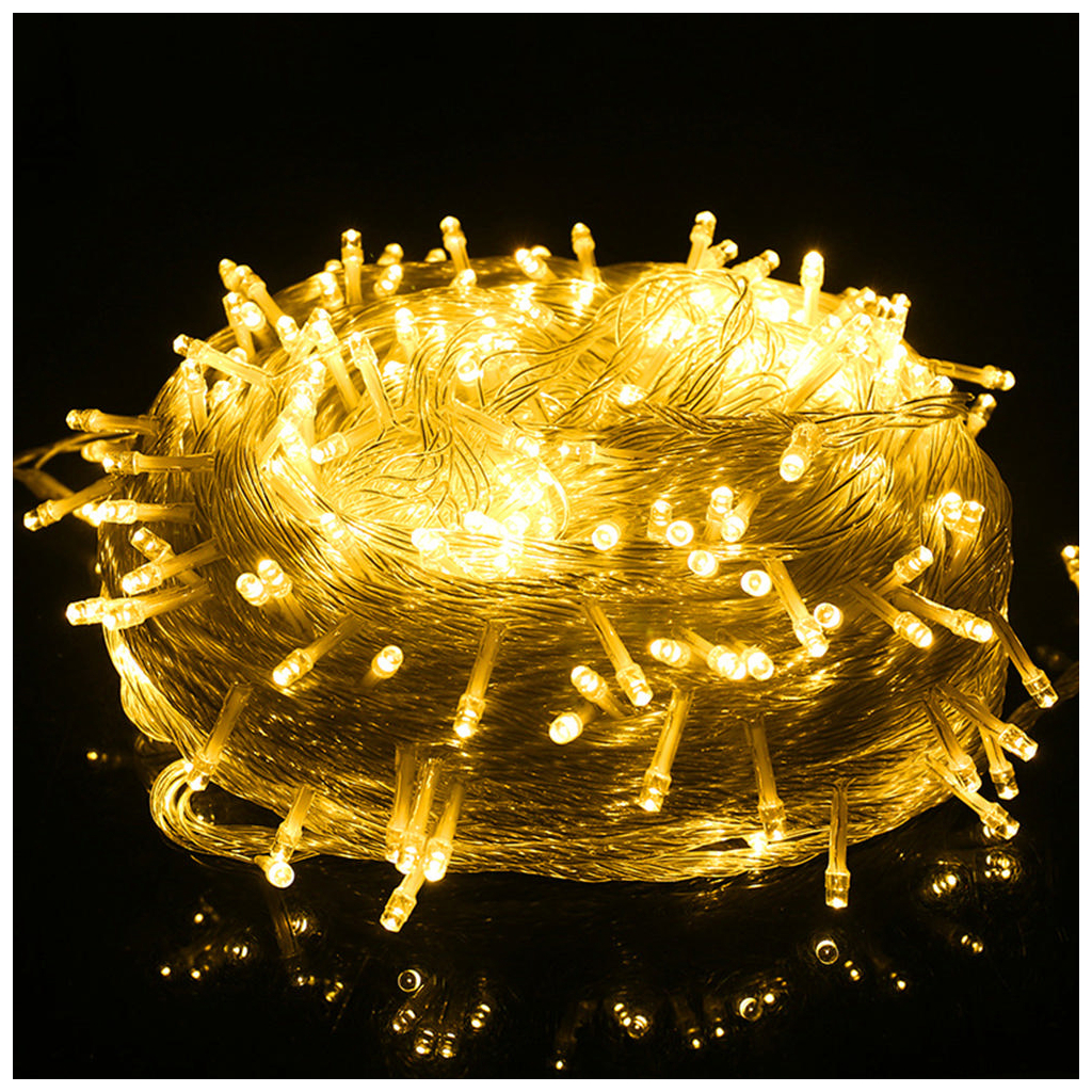 Гірлянда ColorWay LED 100 10м (8 функцій) теплий колір USB (CW-G-100L10U) - фото 6 Гірлянда ColorWay LED 100 10м (8 функцій) теплий колір USB (CW-G-100L10U) - фото 6