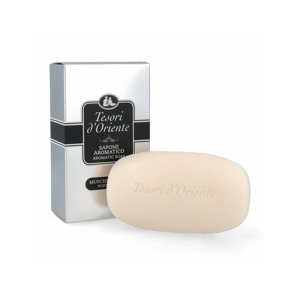 Тверде мило Tesori d%27Oriente Білий мускус Парфумоване 125 г (8008970055169) Тверде мило Tesori d%27Oriente Білий мускус Парфумоване 125 г (8008970055169)