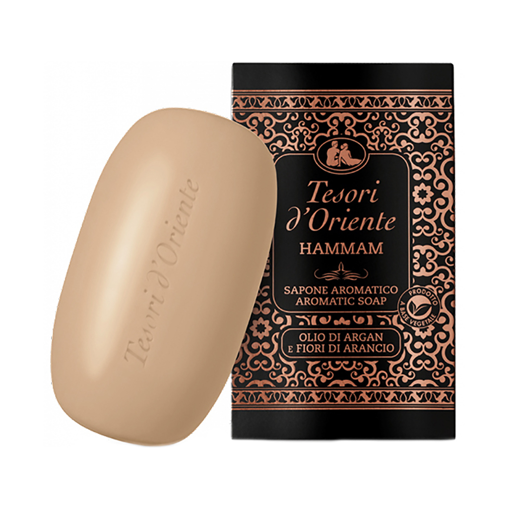 Тверде мило Tesori d'Oriente Хаммам Олія аргани та апельсиновий цвіт Парфумоване 125 г (8008970055183) - фото 1 Тверде мило Tesori d'Oriente Хаммам Олія аргани та апельсиновий цвіт Парфумоване 125 г (8008970055183) - фото 1