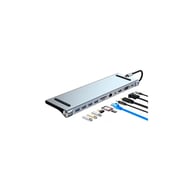 Порт-реплікатор Dynamode 11-in-1 USB-C to HDTV 4K/30Hz, VGA, 1хUSB3.0, RJ45, Type-C PD, Audio, SD/MicroSD (BYL-2003) - фото 3