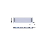 Порт-реплікатор Dynamode 11-in-1 USB-C to HDTV 4K/30Hz, VGA, 1хUSB3.0, RJ45, Type-C PD, Audio, SD/MicroSD (BYL-2003) - фото 4
