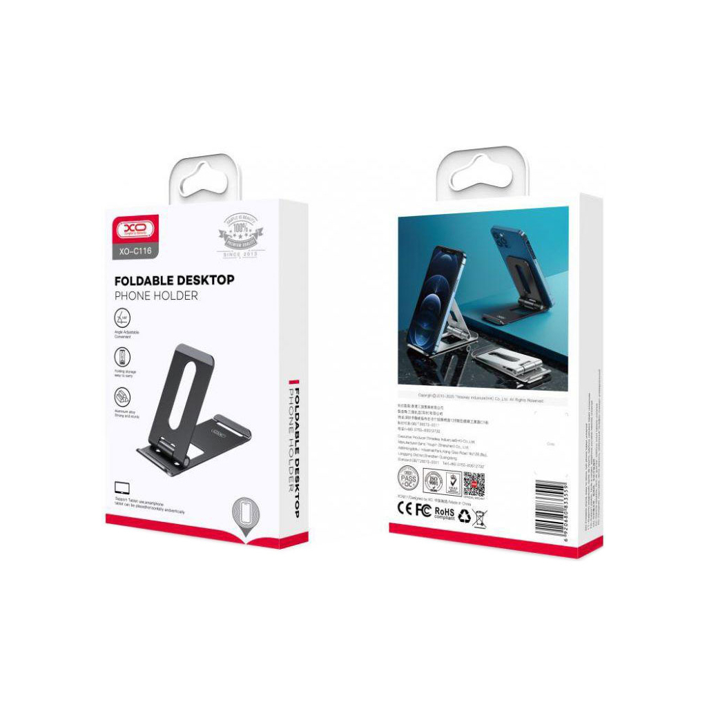 Підставка до планшета XO C116 black (XO-C116-BK) - фото 2 Підставка до планшета XO C116 black (XO-C116-BK) - фото 2