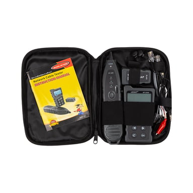 Тестер кабельний Noyafa RJ-45, RJ-12, RJ-11 + PoE + with tone generator (NF-8209) - фото 1