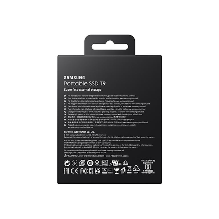 Накопичувач SSD USB 3.2 1TB T9 Samsung (MU-PG1T0B/EU) - фото 10