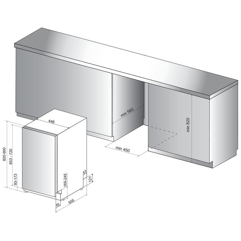 Посудомийна машина Whirlpool WSIO3O34PFEX - фото 2