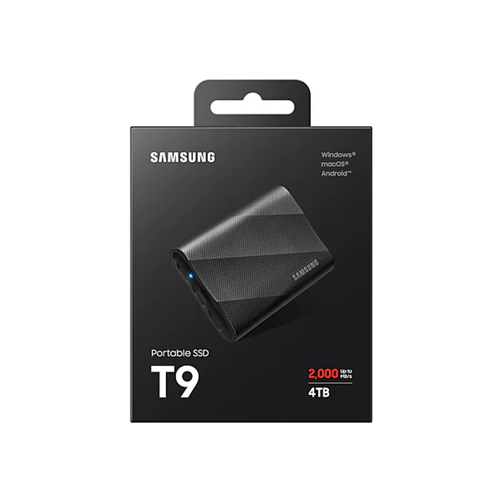 Накопичувач SSD USB 3.2 4TB T9 Samsung (MU-PG4T0B/EU) - фото 9 Накопичувач SSD USB 3.2 4TB T9 Samsung (MU-PG4T0B/EU) - фото 9