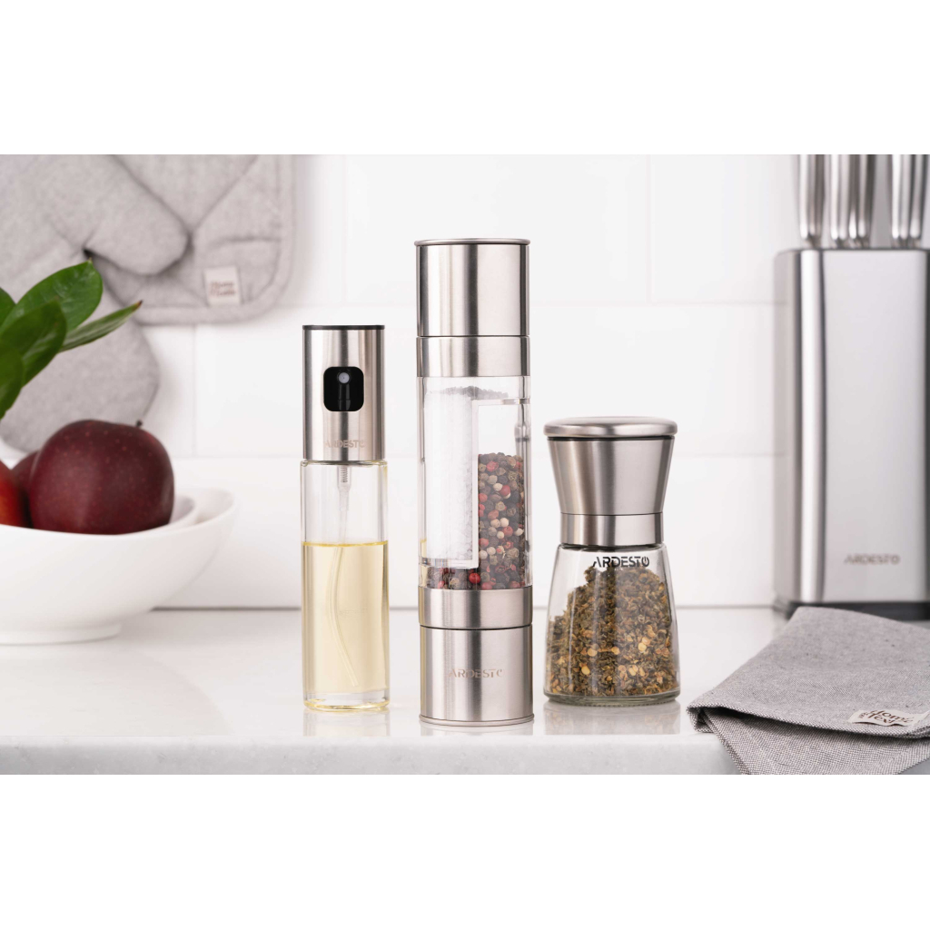 Пляшка для олії Ardesto Gemini Розпилювач 100 мл (AR1512SS) - фото 9 Пляшка для олії Ardesto Gemini Розпилювач 100 мл (AR1512SS) - фото 9