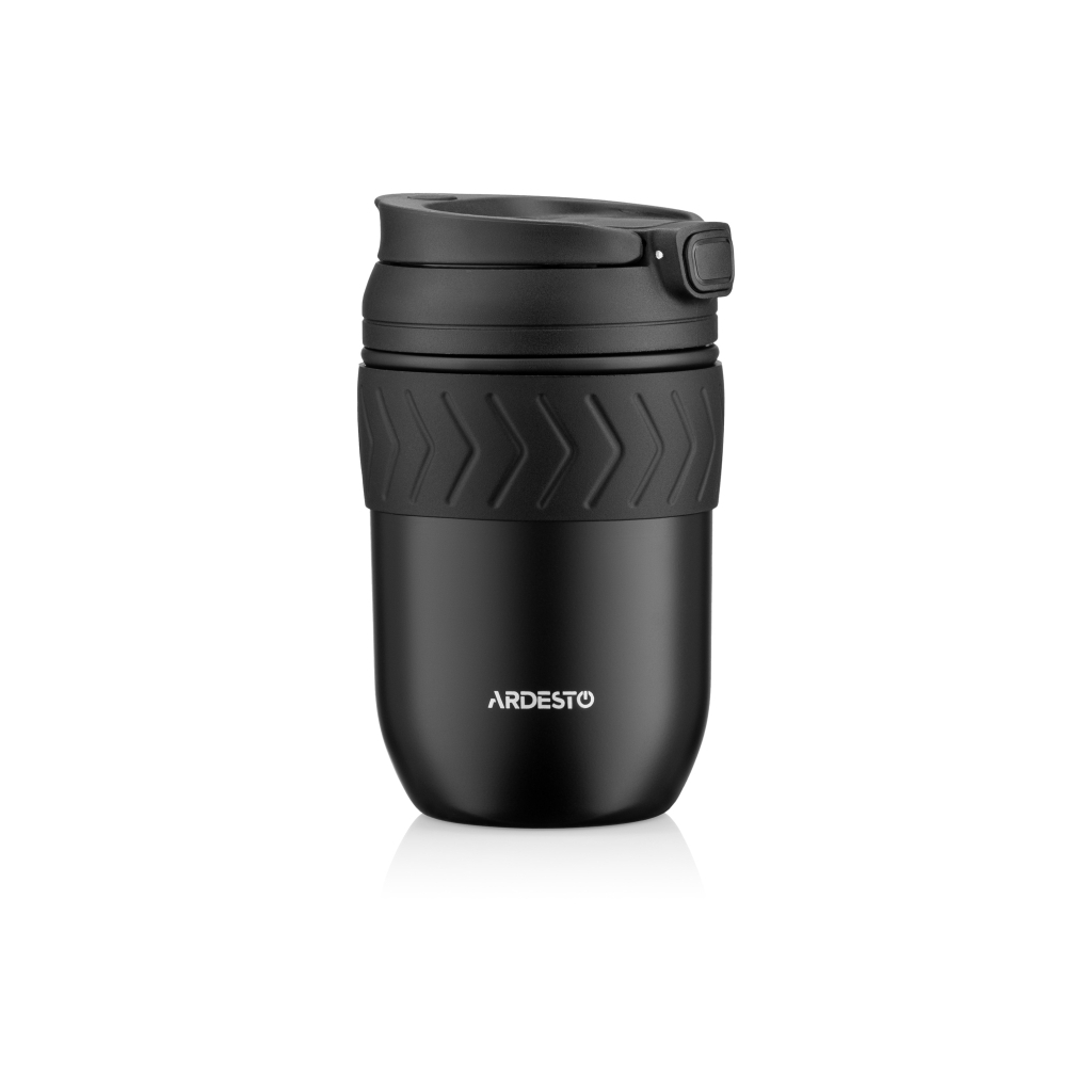 Термокружка Ardesto Cosy 400 мл Чорна (AR2640BT) - фото 6 Термокружка Ardesto Cosy 400 мл Чорна (AR2640BT) - фото 6