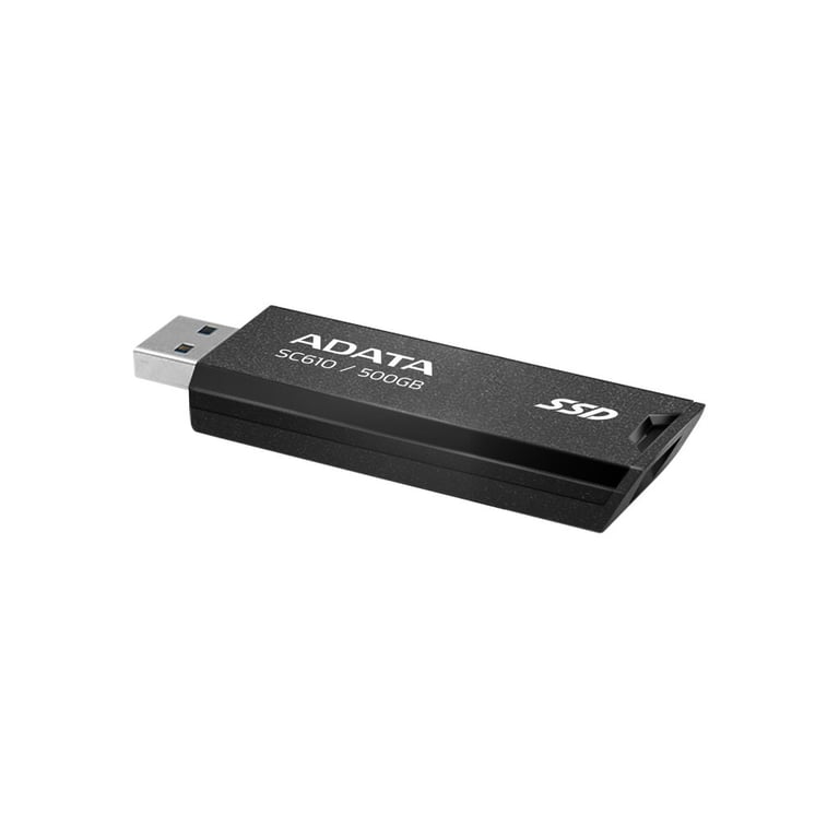 Накопичувач SSD USB 3.2 500GB SD610 ADATA (SC610-500G-CBK/RD) - фото 3