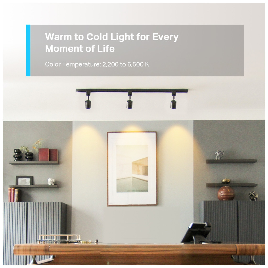 Розумна лампочка TP-Link Tapo L630 N300 GU10 (TAPO-L630) - фото 11 Розумна лампочка TP-Link Tapo L630 N300 GU10 (TAPO-L630) - фото 11