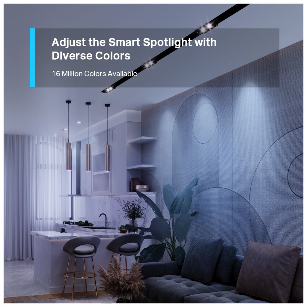 Розумна лампочка TP-Link Tapo L630 N300 GU10 (TAPO-L630) - фото 12 Розумна лампочка TP-Link Tapo L630 N300 GU10 (TAPO-L630) - фото 12