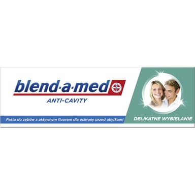 Зубна паста Blend-a-med Анти-карієс Делікатне відбілювання 75 мл (8006540947418) - фото 1