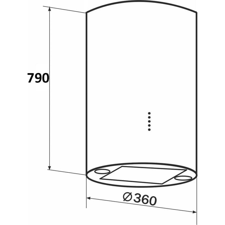 Витяжка кухонна GRANADO Yunkos 1604-1200 inox (GCH7436477) - фото 10