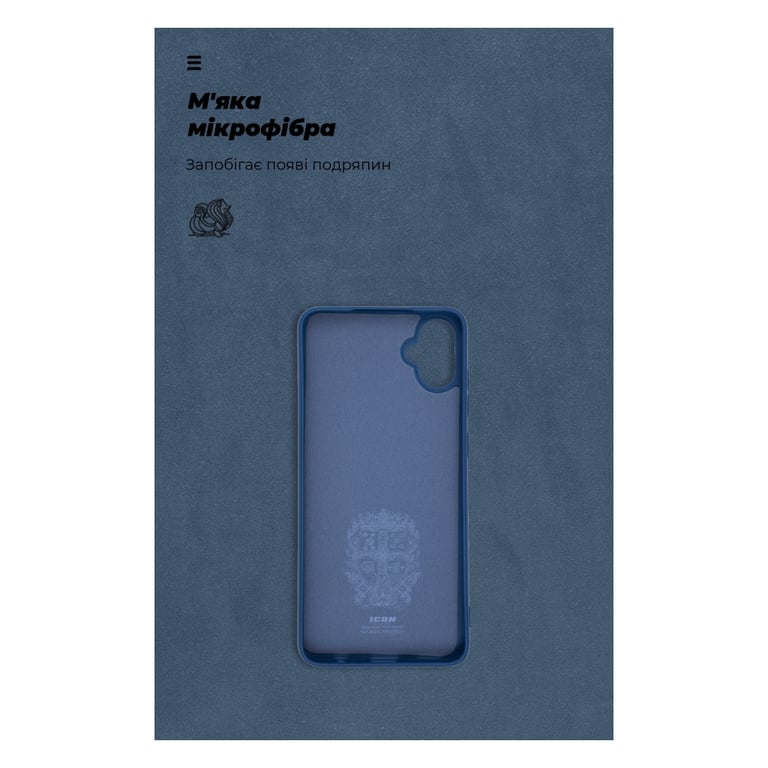 Чохол до мобільного телефона Armorstandart ICON Case Samsung A05 (A055) Dark Blue (ARM71802) - фото 4