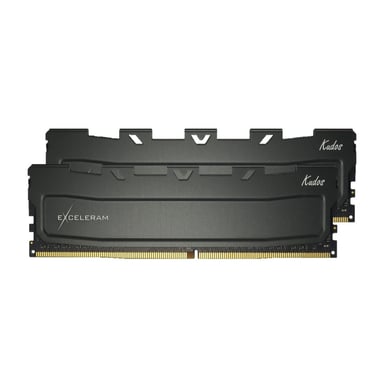Модуль пам'яті для комп'ютера DDR4 32GB (2x16GB) 3200 MHz Black Kudos eXceleram (EKBLACK4323216XD) - фото 1
