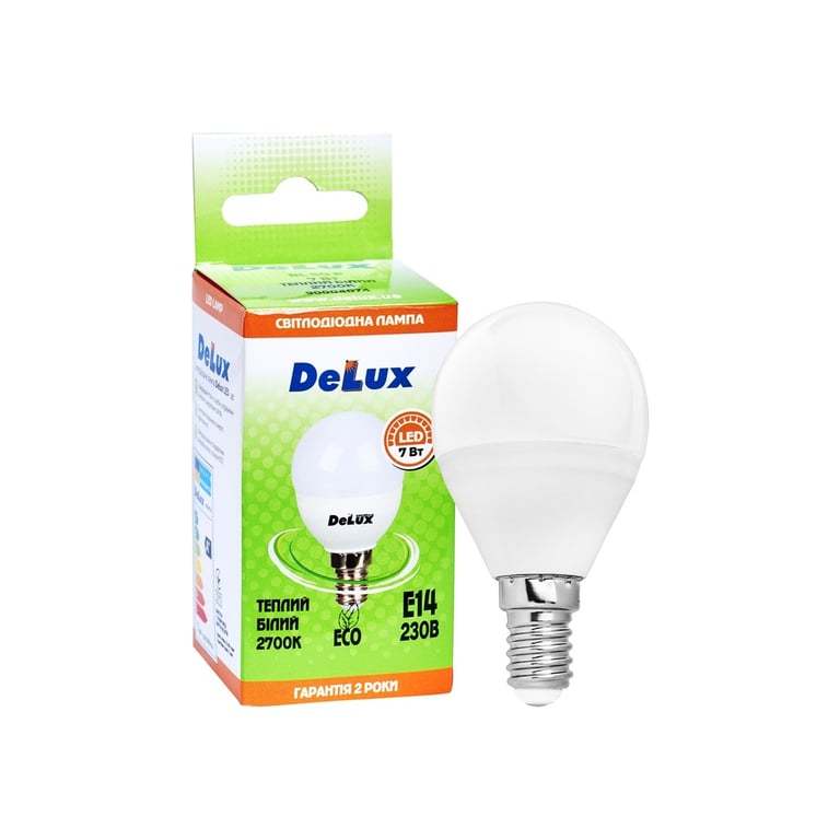 Лампочка Delux BL50P 7Вт 2700K 220В E14 (90004074) - фото 2