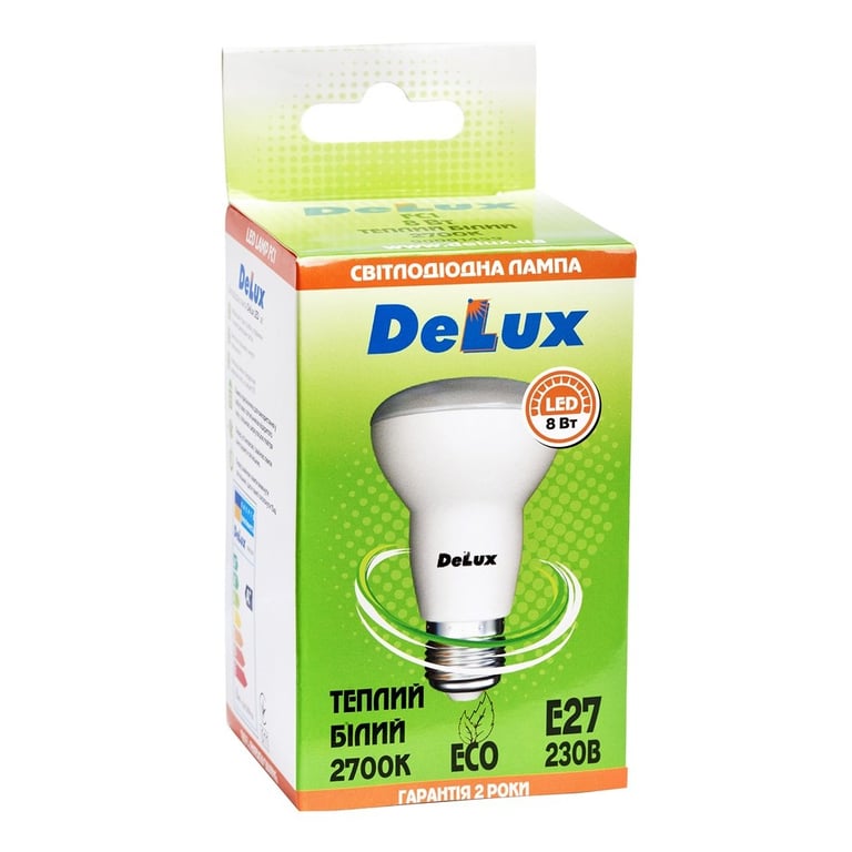 Лампочка Delux FC1 8 Вт R63 2700K 220В E27 (90001459) - фото 2