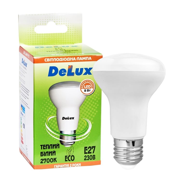 Лампочка Delux FC1 8 Вт R63 2700K 220В E27 (90001459) - фото 3