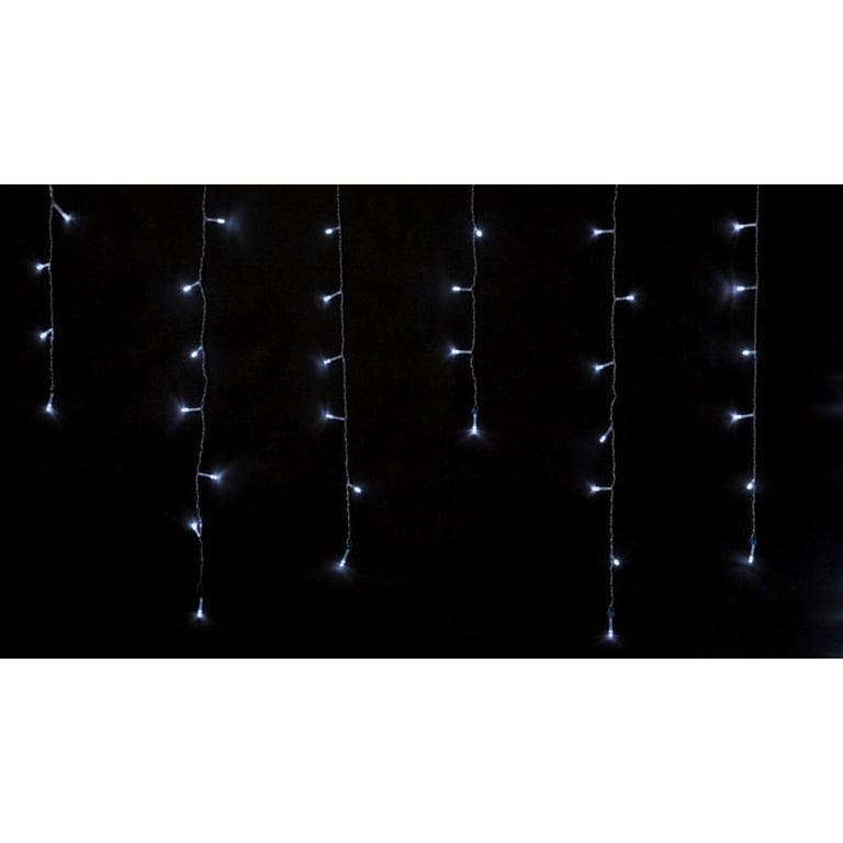 Гірлянда Delux ICICLE С 100LED 3.2х0.7 м Білий/Прозорий IP20 (90015252) - фото 2