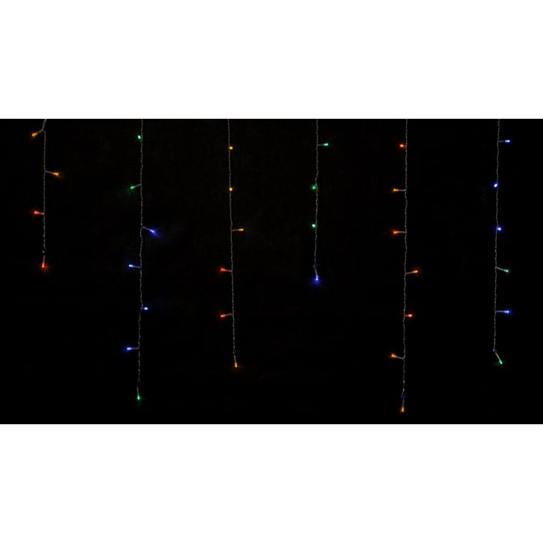 Гірлянда Delux ICICLE 100 LED C 3.2х0.7 м Мульти/Прозорий IP20 (90015254) - фото 2