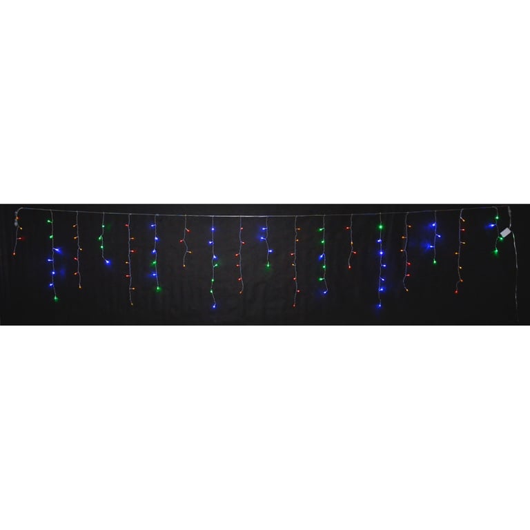 Гірлянда Delux ICICLE 100 LED C 3.2х0.7 м Мульти/Прозорий IP20 (90015254) - фото 3