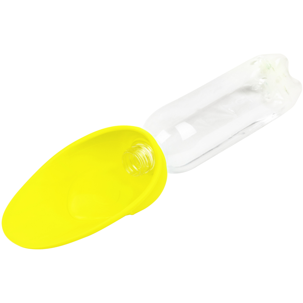 Універсальний посуд для тварин WAUDOG Silicone Поїлка-насадка на пляшку 165х90 мм жовта (50778) - фото 5 Універсальний посуд для тварин WAUDOG Silicone Поїлка-насадка на пляшку 165х90 мм жовта (50778) - фото 5
