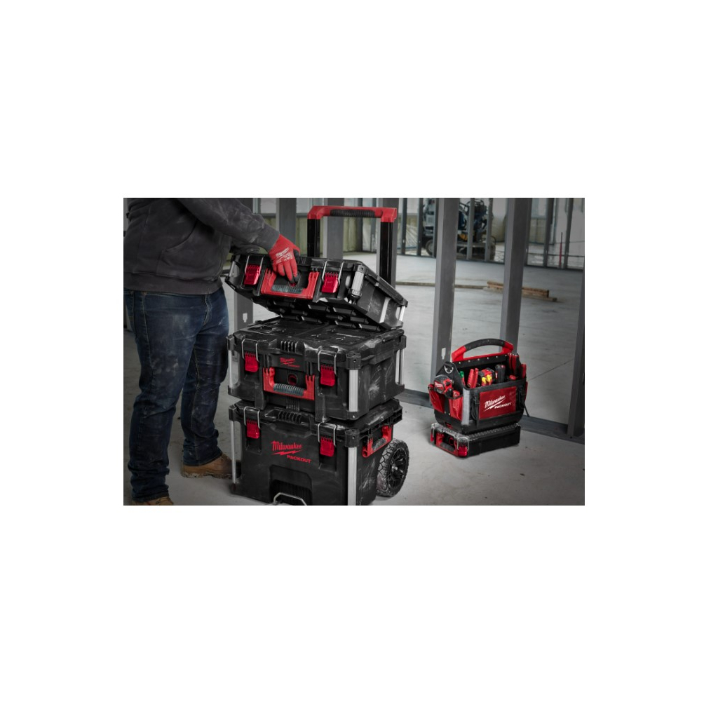 Ящик для інструментів Milwaukee PACKOUT 560х410х170мм (4932464080) - фото 6 Ящик для інструментів Milwaukee PACKOUT 560х410х170мм (4932464080) - фото 6