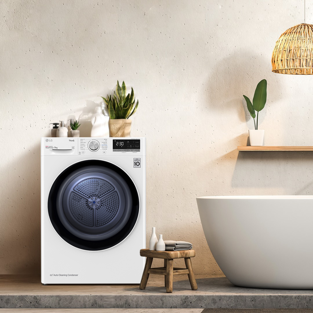 Сушильна машина LG DC90V5V0W - фото 2 Сушильна машина LG DC90V5V0W - фото 2