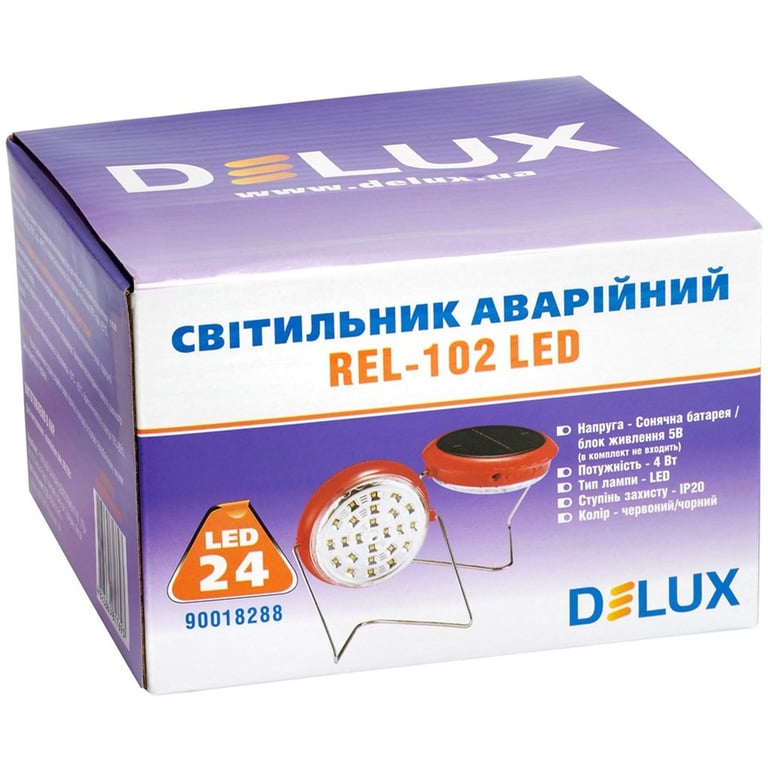 Світильник Delux REL-102 24 LED 4W (90018288) - фото 3