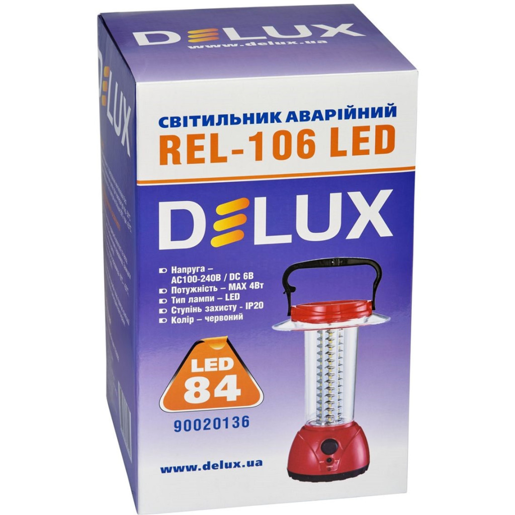 Ліхтар Delux REL-106 84 LED 4W (90020136) - фото 3 Ліхтар Delux REL-106 84 LED 4W (90020136) - фото 3