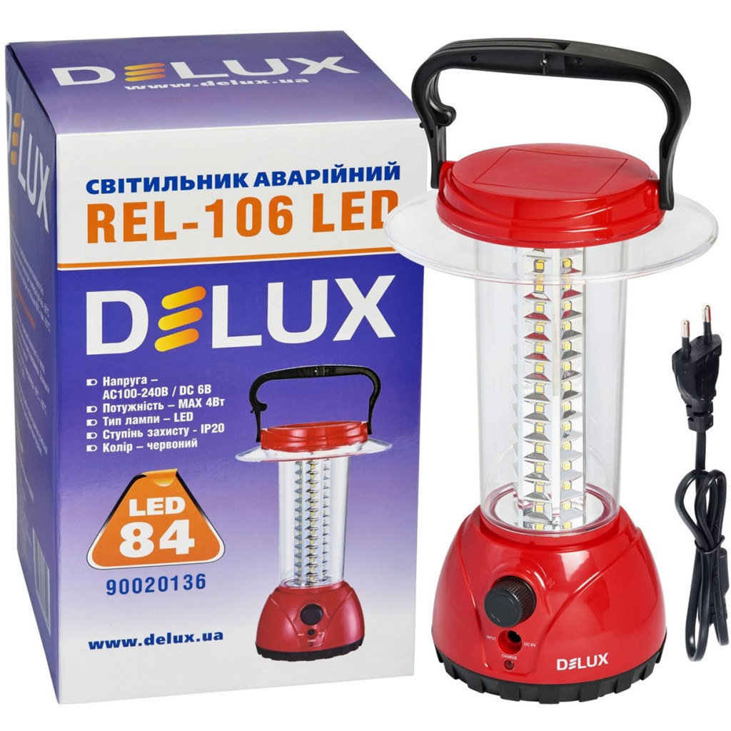 Ліхтар Delux REL-106 84 LED 4W (90020136) - фото 4 Ліхтар Delux REL-106 84 LED 4W (90020136) - фото 4