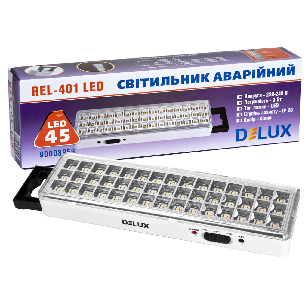 Світильник Delux REL-401 45 LED 3W (90016959) - фото 3 Світильник Delux REL-401 45 LED 3W (90016959) - фото 3