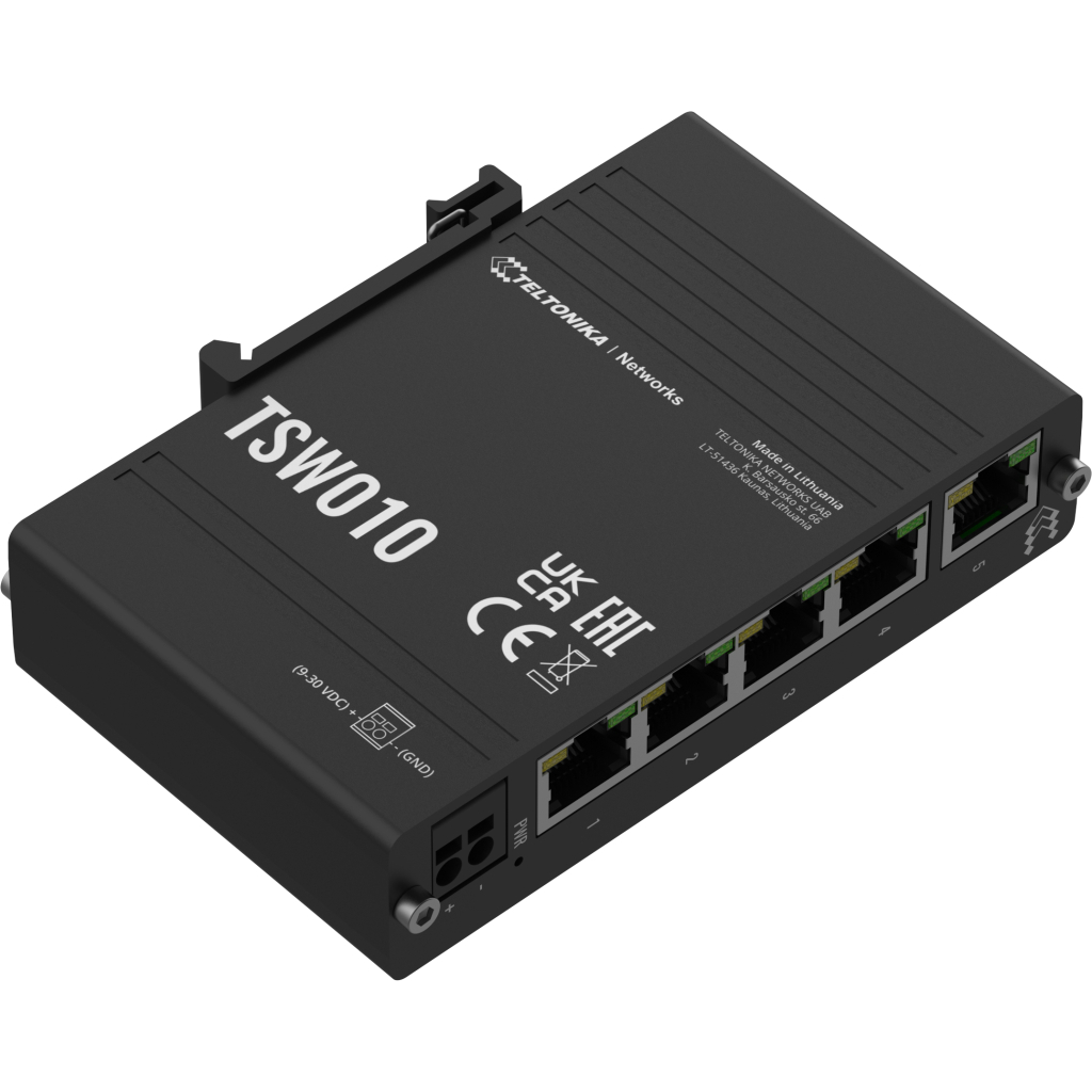 Комутатор мережевий Teltonika TSW010 - фото 2 Комутатор мережевий Teltonika TSW010 - фото 2