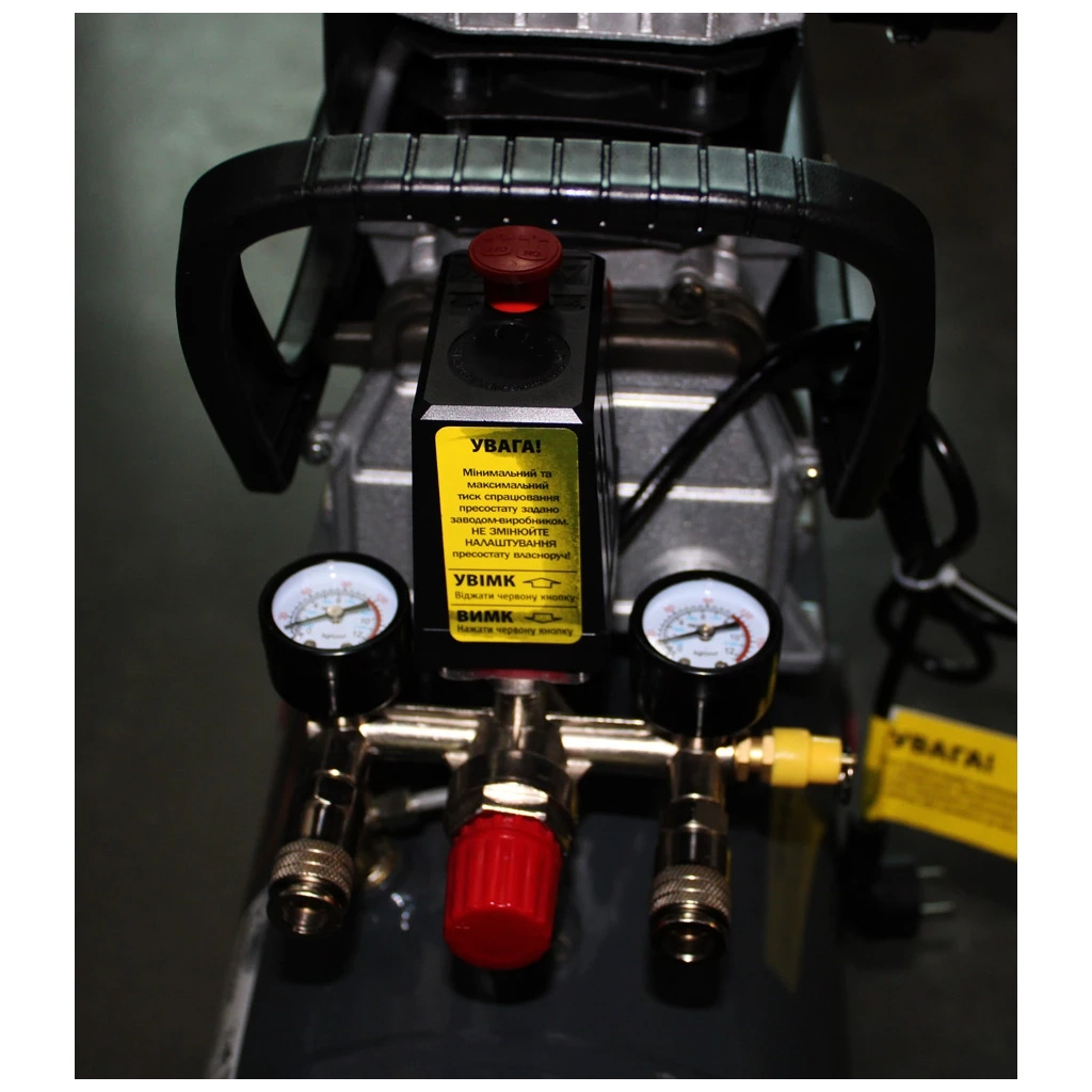 Компресор GTM 24л, 220л/хв, 1,8кВт, 8бар, 220В (KABM2024) - фото 3 Компресор GTM 24л, 220л/хв, 1,8кВт, 8бар, 220В (KABM2024) - фото 3