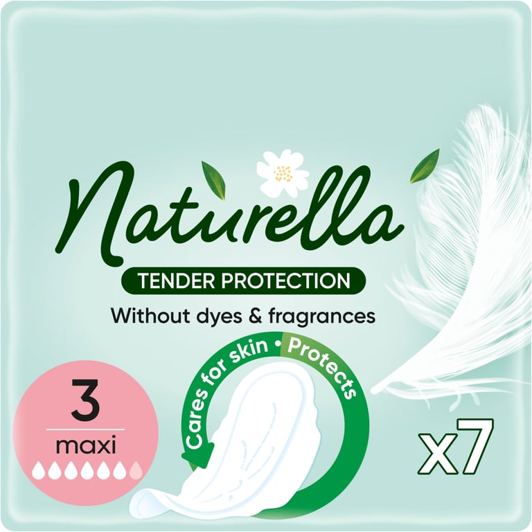 Гігієнічні прокладки Naturella Ніжний Захист Maxi (Розмір 3) 7 шт. (8700216045421) - фото 1