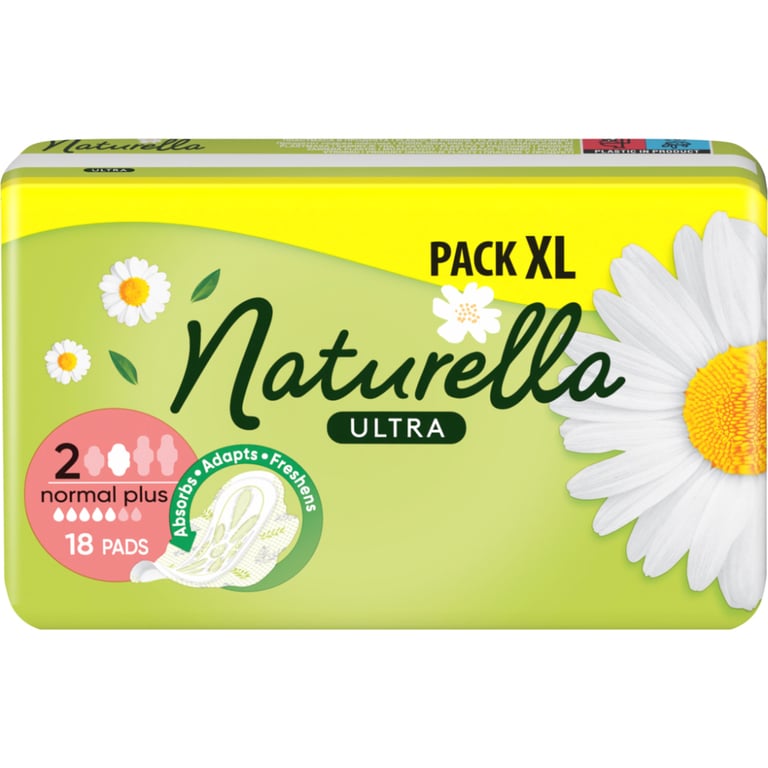 Гігієнічні прокладки Naturella Ultra Normal Plus (Розмір 2) 18 шт. (8006540098257) - фото 2