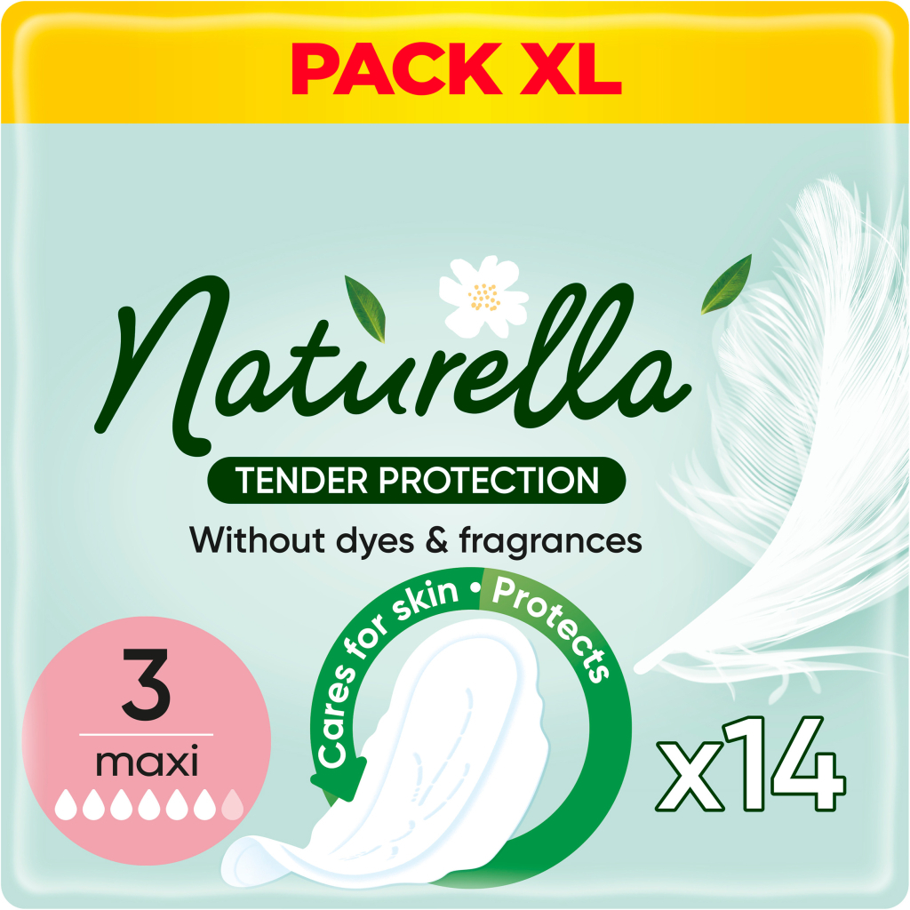 Гігієнічні прокладки Naturella Ніжний Захист Maxi (Розмір 3) 14 шт. (8700216045346) - головне фото
