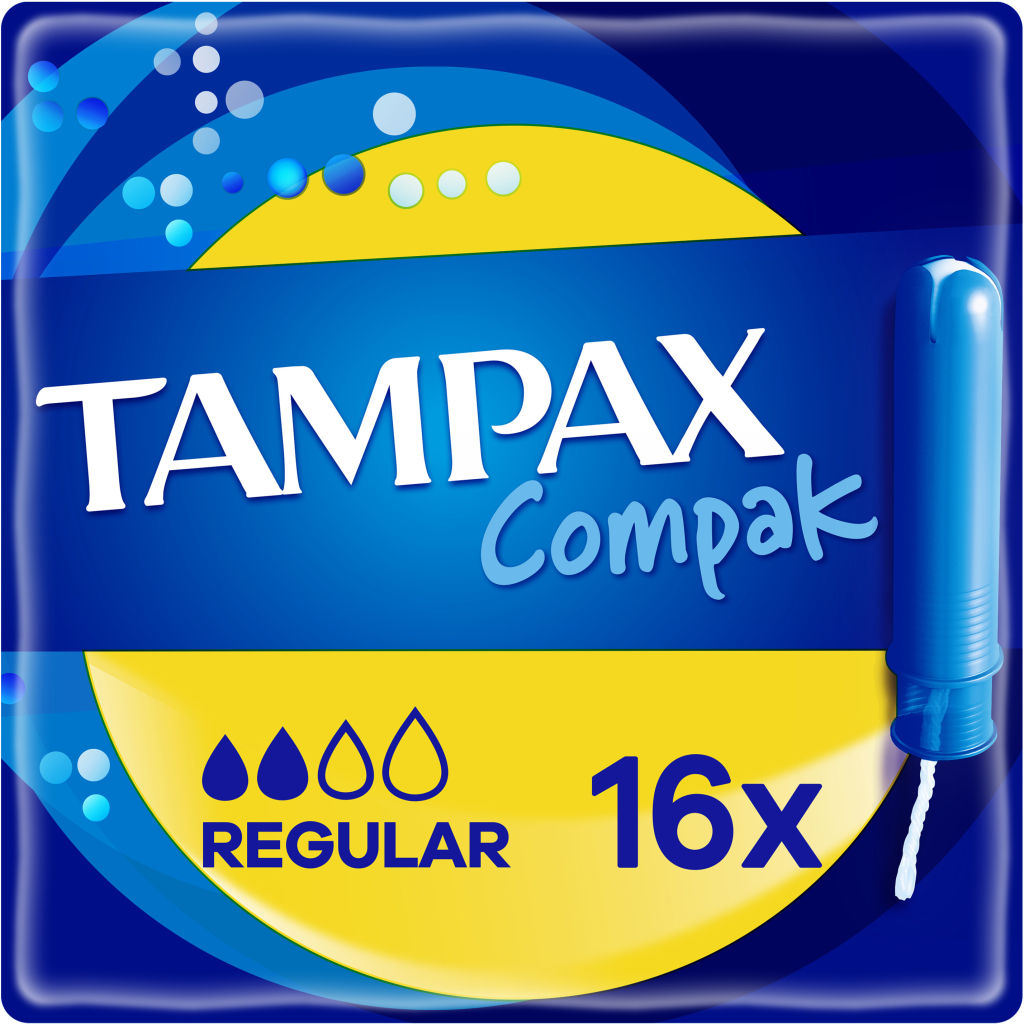 Тампони Tampax Compak Regular з аплікатором 16 шт. (4015400219538) - головне фото