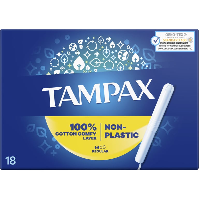 Тампони Tampax Regular з аплікатором 18 шт. (8006540858509) - фото 2