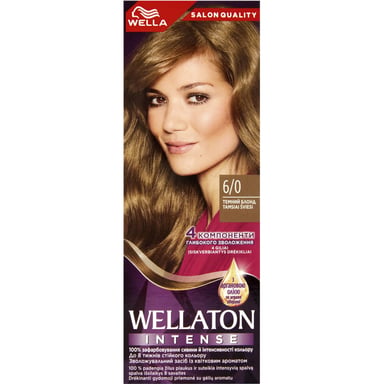 Фарба для волосся Wellaton 6/0 Темний блонд 110 мл (4064666085678) - фото 1