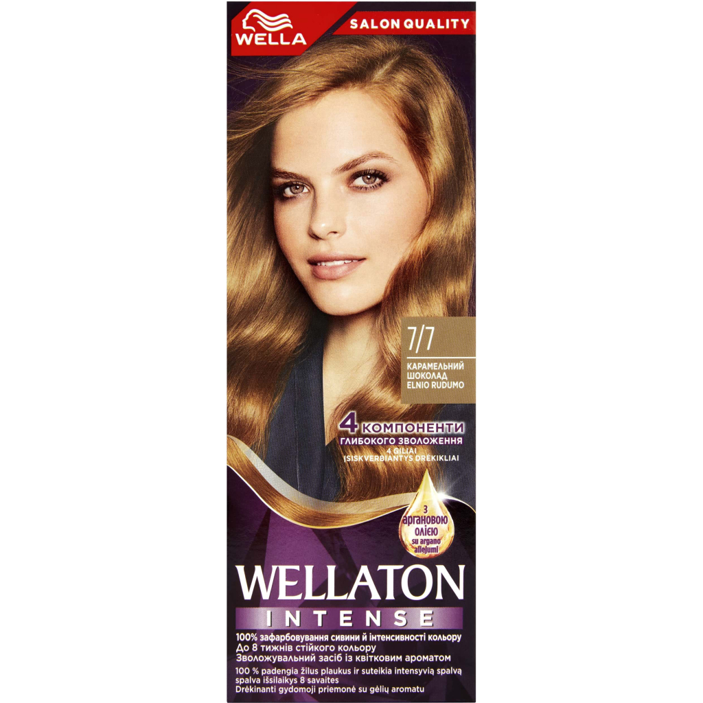 Фарба для волосся Wellaton 7/7 Карамельний шоколад 110 мл (4064666085685) - фото 1