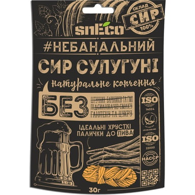 Сир сушений snEco Сулугуні 30 г (4823095809947) - фото 1