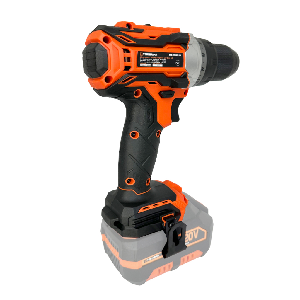 Шуруповерт Tekhmann TCD-50/i20 BS (без АКБ та ЗП) (849187) - фото 2 Шуруповерт Tekhmann TCD-50/i20 BS (без АКБ та ЗП) (849187) - фото 2