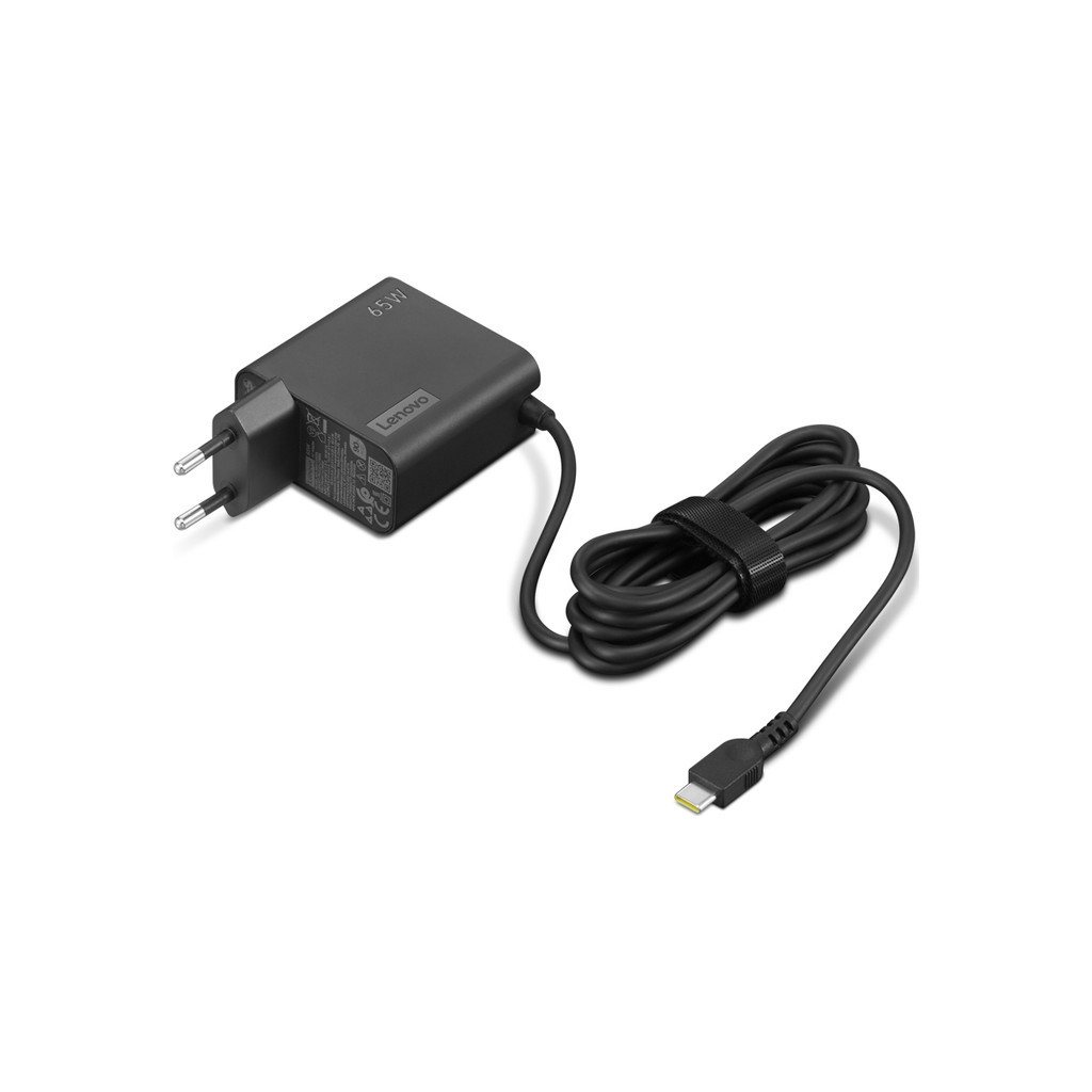 Блок живлення до ноутбуку Lenovo 65W, USB Type-С, wall mount (4X21L54610) - фото 3 Блок живлення до ноутбуку Lenovo 65W, USB Type-С, wall mount (4X21L54610) - фото 3