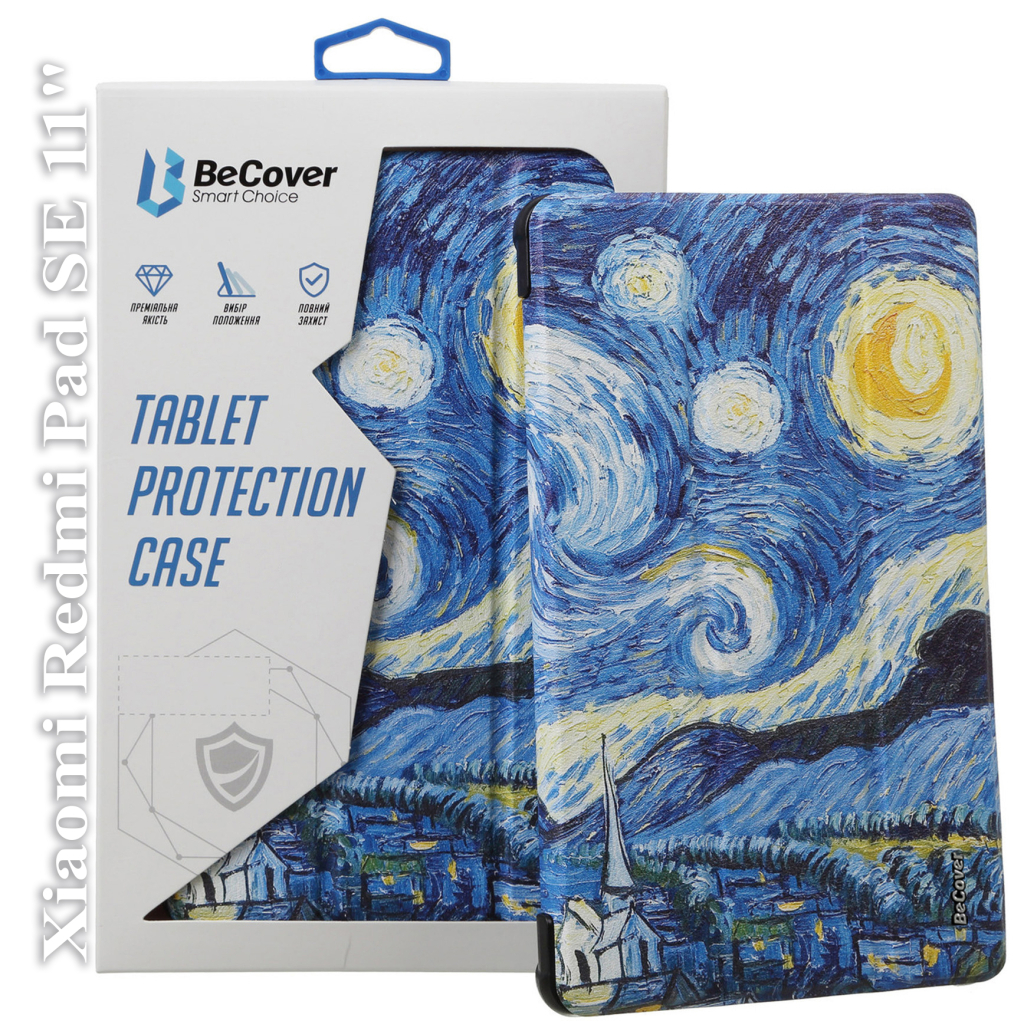 Чохол до планшета BeCover Smart Case Xiaomi Redmi Pad SE11" Night (709871) - фото 1 Чохол до планшета BeCover Smart Case Xiaomi Redmi Pad SE11" Night (709871) - фото 1