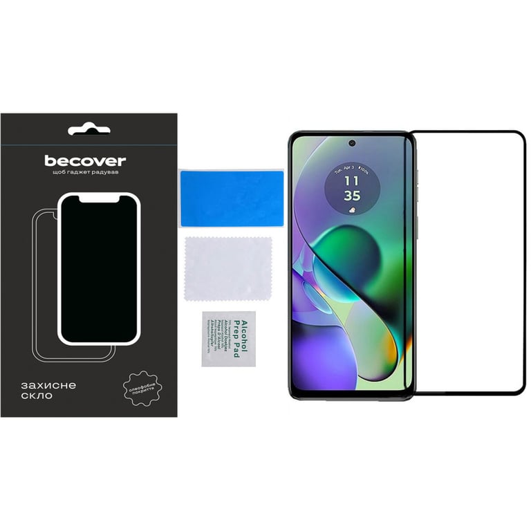 Скло захисне BeCover Motorola Moto G54 / G54 Power Black (710107) - фото 3