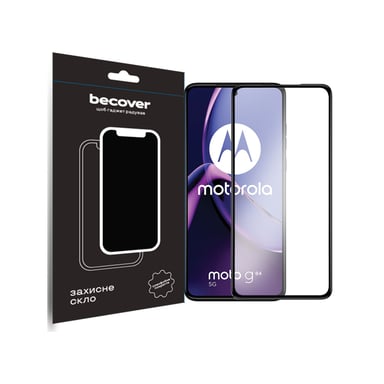 Скло захисне BeCover Motorola Moto G84 Black (710108) - фото 1