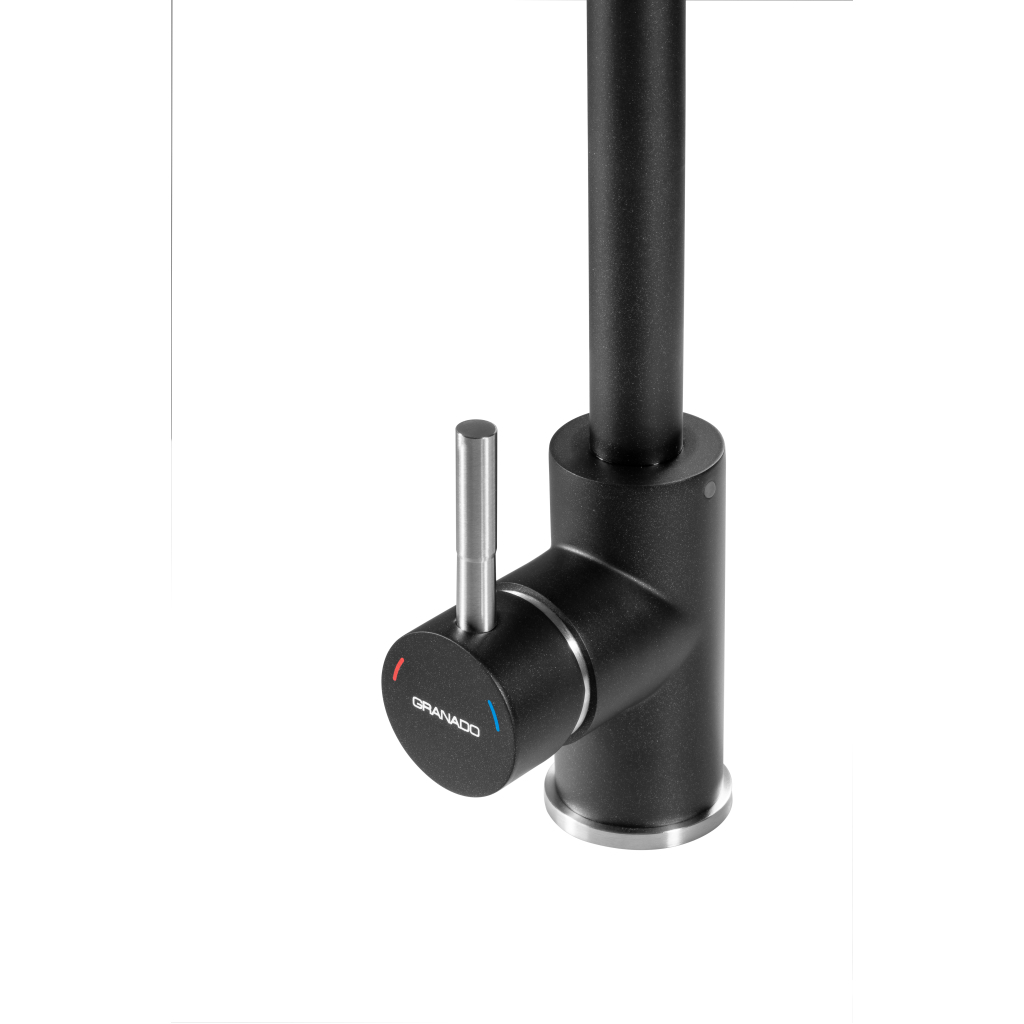 Змішувач GRANADO Oviedo LUX black shine (gz0201L) - фото 4 Змішувач GRANADO Oviedo LUX black shine (gz0201L) - фото 4