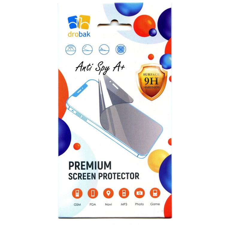 Скло захисне Drobak Anty Spy Apple iPhone 14 Pro Max (Black) (535335) - фото 2